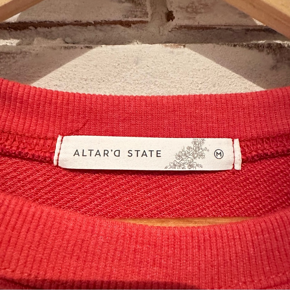 Altar'd State Red In My Lover Era Crewneck Sweatshirt - Picture 2 of 5